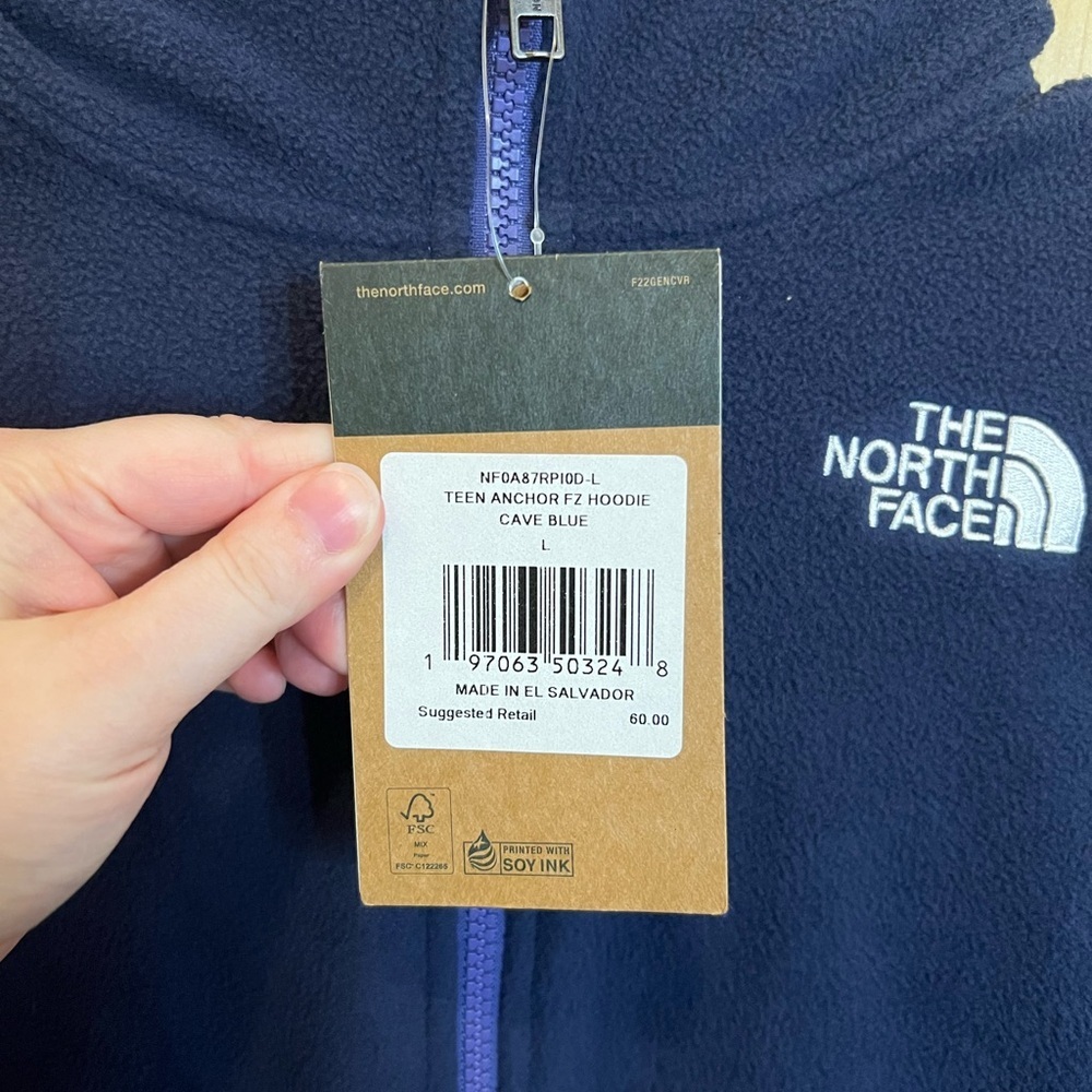 NWT Kids Northface Teen Anchor Hoodie - Picture 2 of 4